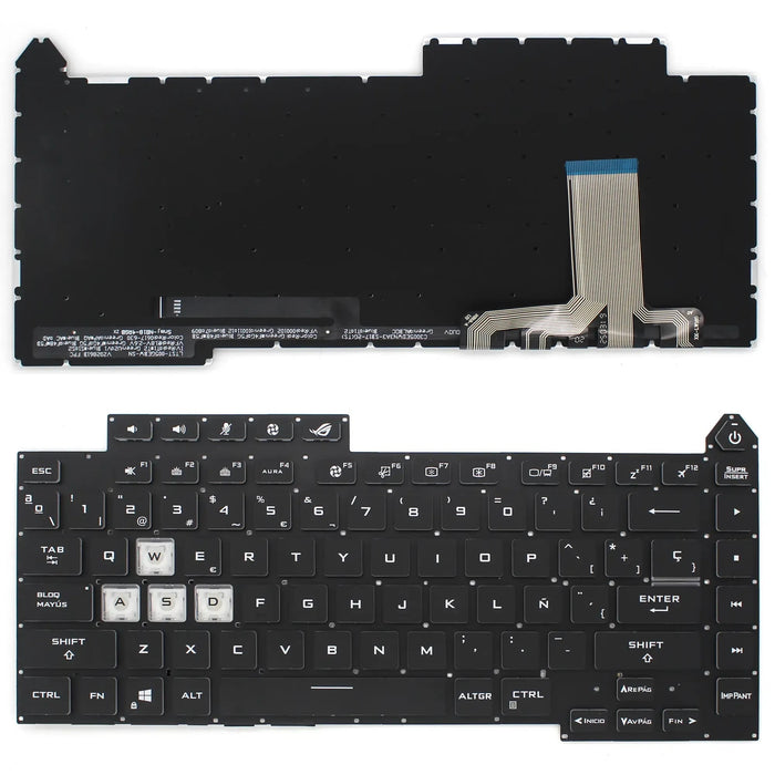 Teclado Para Portátil Asus Rog 5R G513 G513Q G513Qy G513Qm G533 Retroiluminado