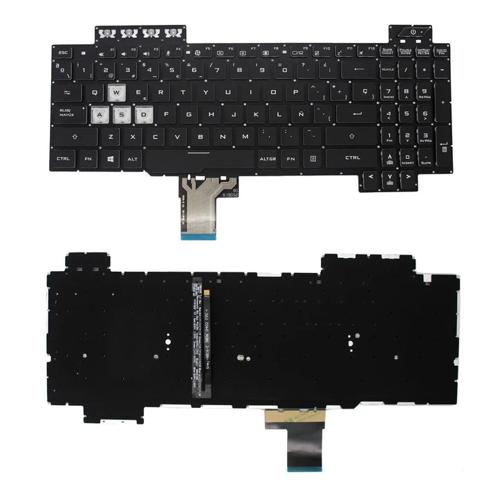 Teclado Para Portátil Asus Rog Strix Gl504 Gl504G Retroiluminado Sin Marco | V170762F