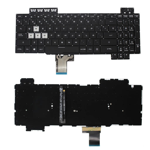 Teclado Para Portátil Asus Rog Strix Gl703 Gl703G Retroiluminado Sin Marco | 0Knb0-661Bus00