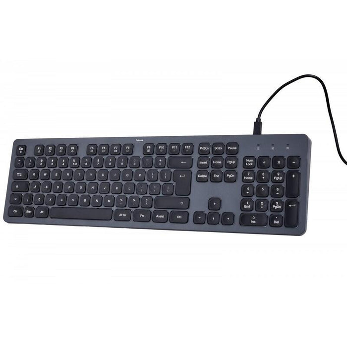 Teclado Ck-400 Con Cable Negro-Gris