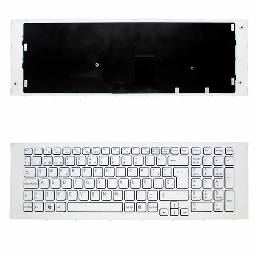 Teclado Con Marco Para Portátil Sony Vaio Vpc-Ec Vpc-Ec2M1E Vpceb4E1 Vpc-Eb14En/Bi Mp-09L26Eo-8863 Pcg-71C11M