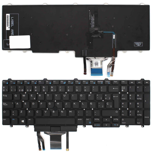 Teclado Para Portátil Dell Latitude E5550 E5570 5580 Precision 3510 7510 Retroiluminado