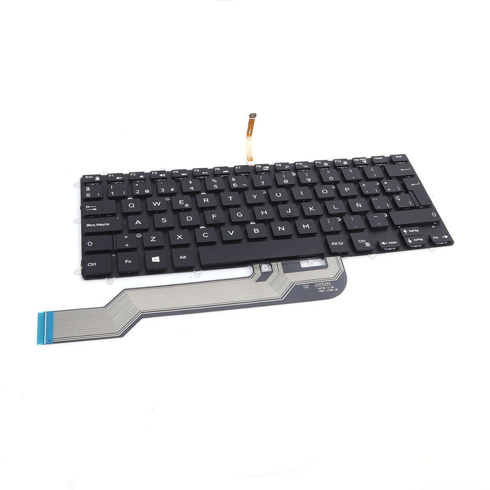 Teclado Para Portátil Dell Inspiron 14 7460 7466 7467 7560 3379 3490 Retroiluminado Negro