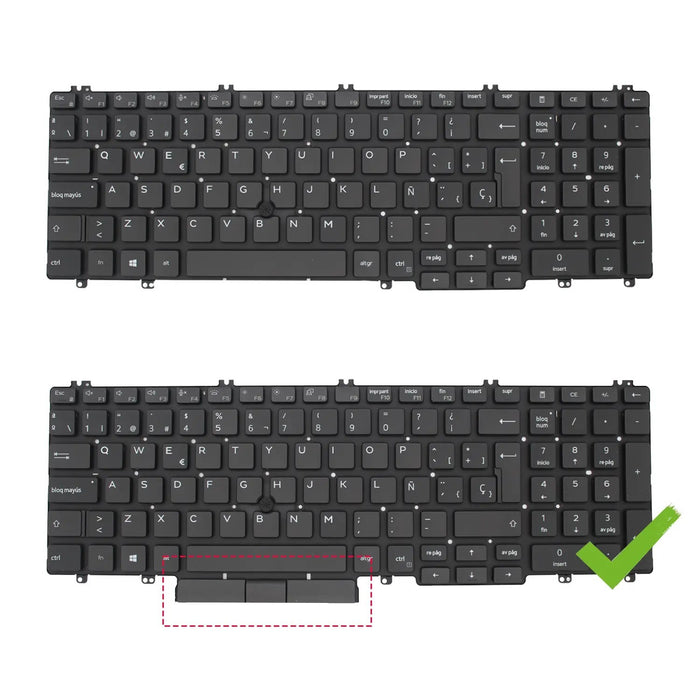 Teclado Para Portátil Dell Latitude 3540 3541 3550 3551 0Xpypv
