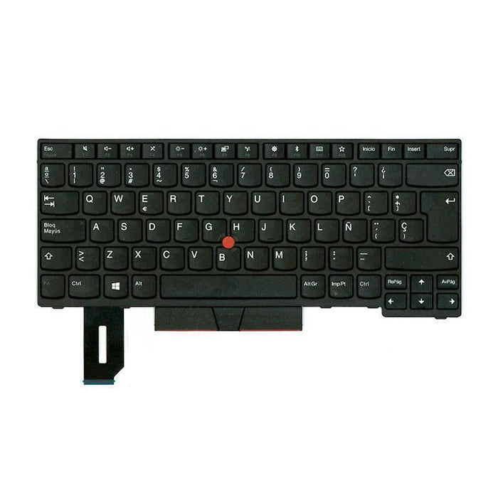 Teclado Español Compatible Para Portatil Lenovo Thinkpad E480 (20kn) (20kq)  01yp491 Nuevo 1 Año De Garantia