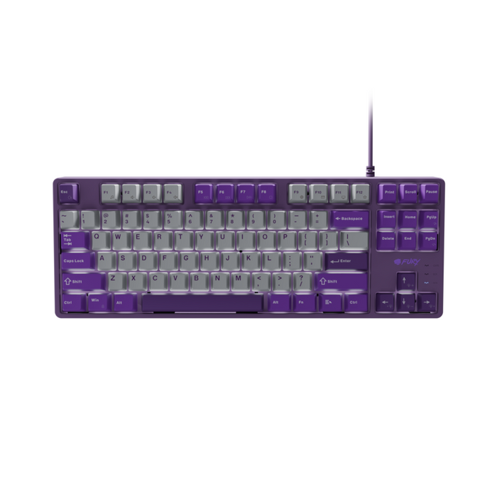 Teclado Fury Kanabo K2 Us Szaro-Violeta Mecánica