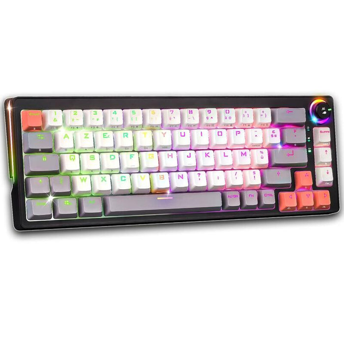 Teclado Gamer Inalámbrico Mecánico (Red Switch) Spirit Of Gamer Xpert K600 Tkl Rgb (Negro)
