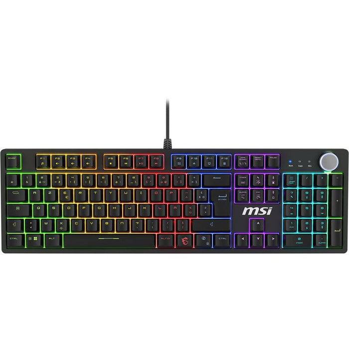 Teclado Gamer Mecánico (Red Switch) Msi Forge Gk320 Rgb (Negro)