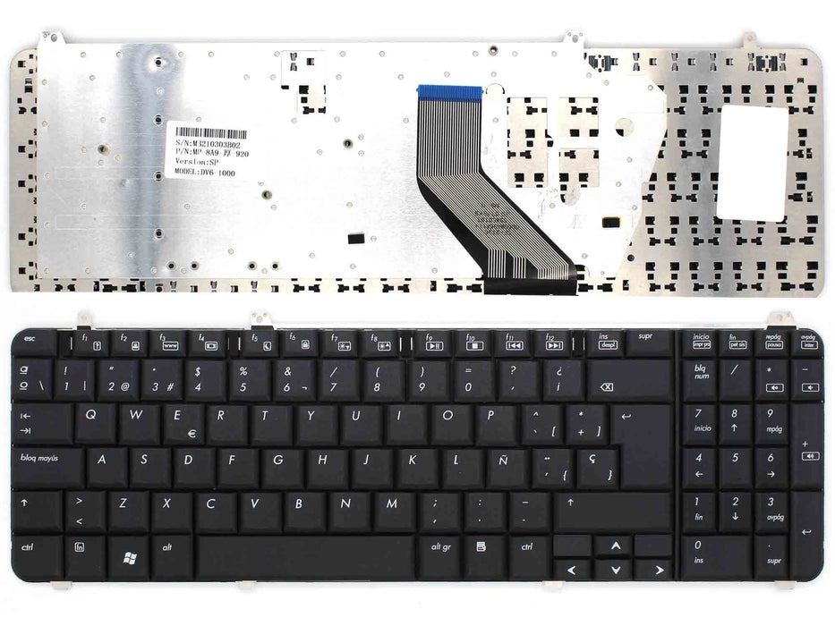 Teclado Para Portátil Hp Pavilion Dv6-2166Ss Dv6-2160Es Dv6-2000 Dv6-2165Es