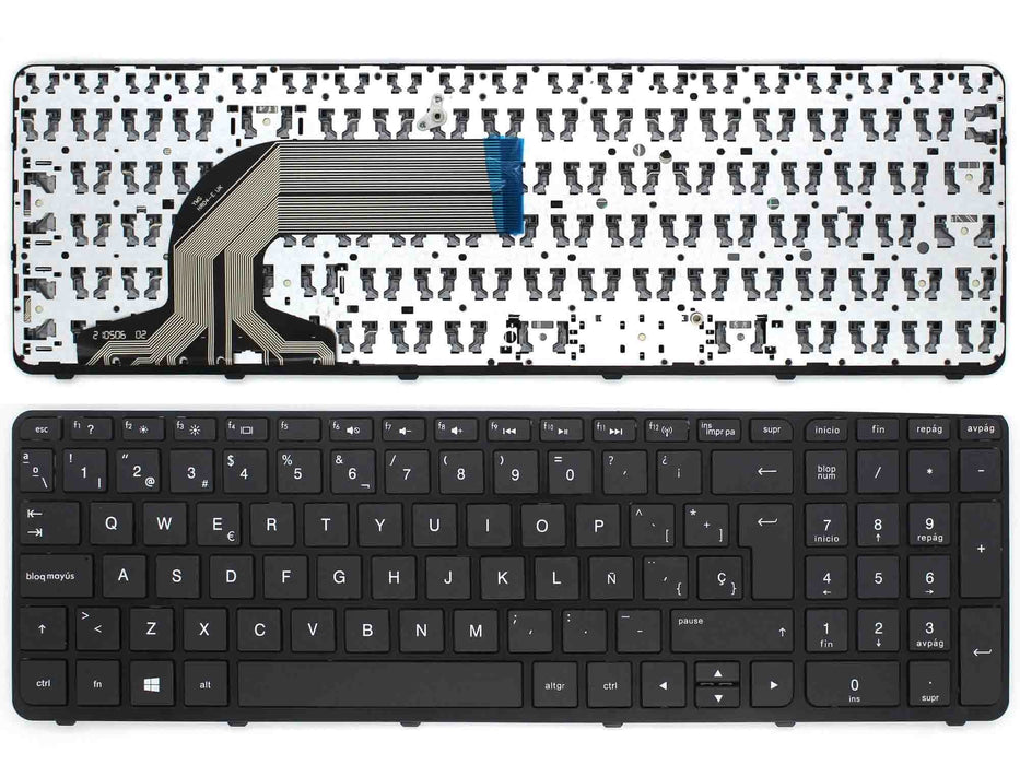 Teclado Para Portátil Hp Pavilion 15-N057Ss 15-E037Ss 15-E035Ss 15-E023Ss 15-E021Ss 15-E023Ss