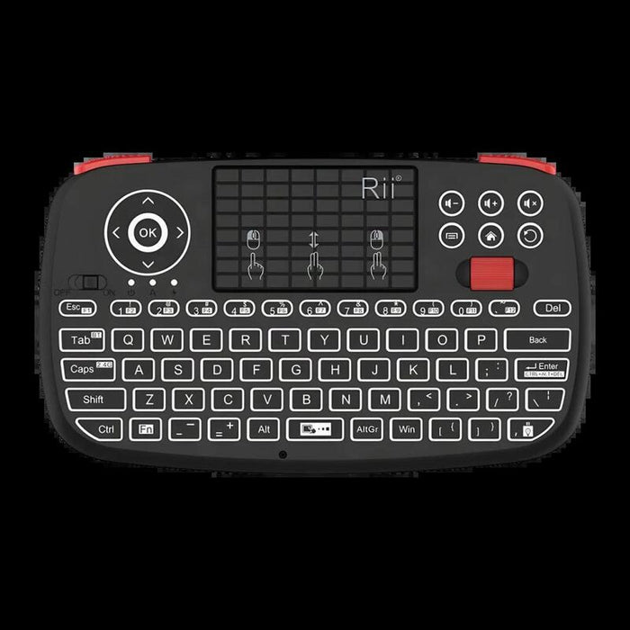 Teclado Inalámbrico Rii I4 Mini Negro
