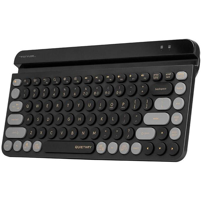 Teclado Ingles Inalámbrico A4tech Fstyler Fbk30 Blackcurrant 2.4ghz+Bt (Silent) A4tkla47190