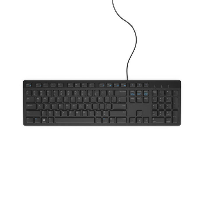 Teclado (Ingles) Usb Dell Kb216 Multi Black Us Usa International