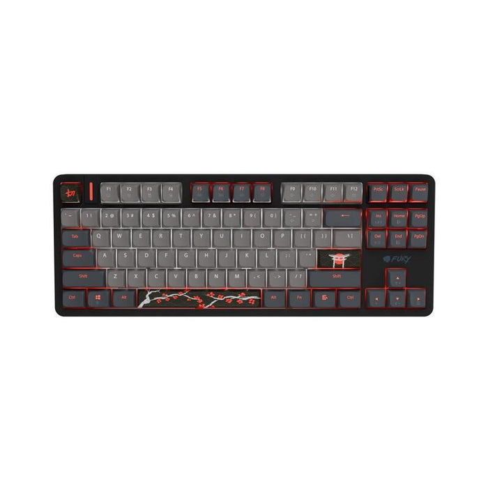 Teclado Kanabo K6 Us Rgb Magnetyczna Negro-Gris