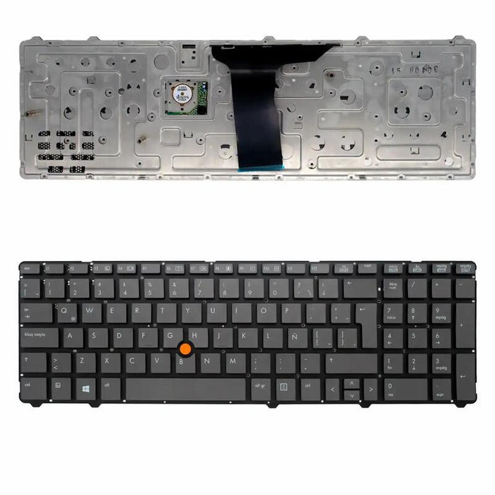 Teclado Latino Para Portátil Hp Elitebook 8760w 8760p 8770p 8770w Con Marco
