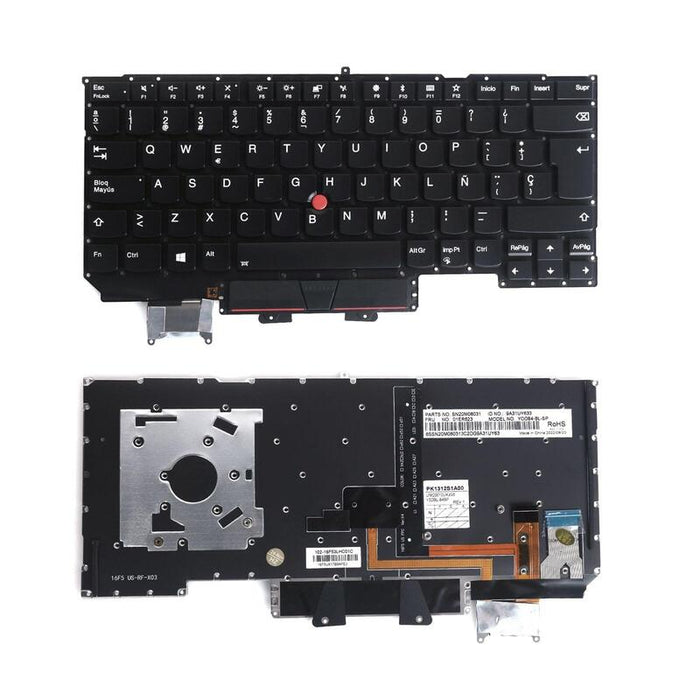 Teclado Lenovo X1c 2017 X1c 2018 X1 Carbon 5th X1 Apuntando, Retroiluminado, Negro 18 0066c Wz01 001teclado