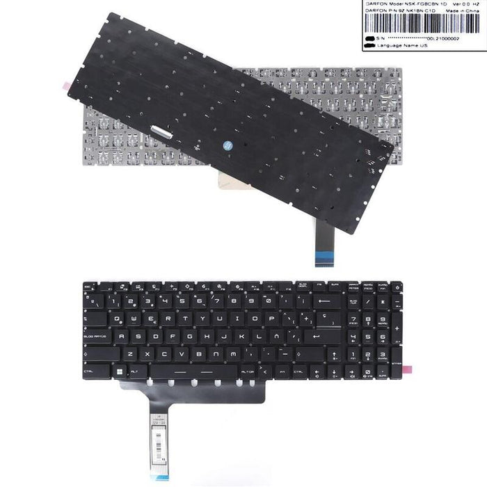 Teclado Msi Gp76 Ge76 Gs76 Ms 17k1 Rgb Retroiluminado, Negro 22 0042c Wx01 001teclado