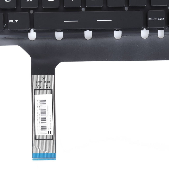 Teclado Retroiluminado Para Portátil Msi Gp76 Ge76 Gs76 Ms-17K1 22-0042C-Wx01-001 Negro