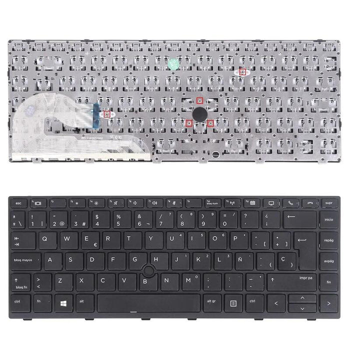 Teclado Para Portátil Hp Elitebook 840 G5 Negro