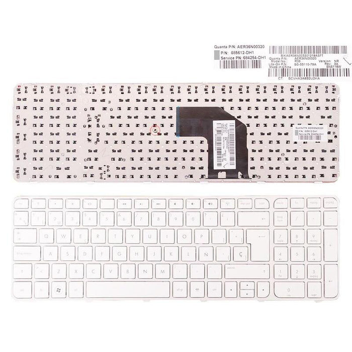 Teclado Para Portátil Hp G6 2000 Blanco
