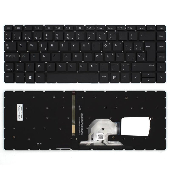 Teclado Para Portátil Hp Probook 440 G5 445 G6 440 G7 445 G7 Series L38138 131 Retroiluminado