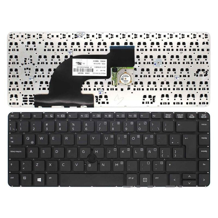 Teclado Para Portátil Hp Probook 640 G1 645 G1 Negro Con Marco