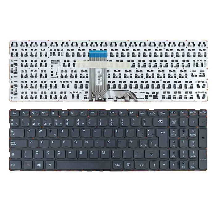 Teclado Para Portátil Lenovo Ideapad Yoga 700-15Isk Negro Win8 Sin Marco Sn20K28251 Lcm15H83Us-6861