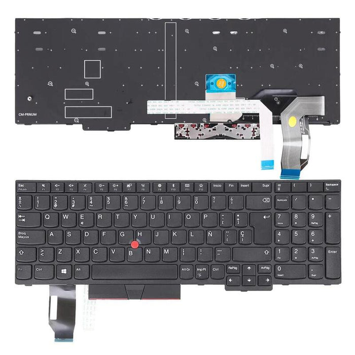Teclado Para Portátil Lenovo Thinkpad E580 L580 Negro