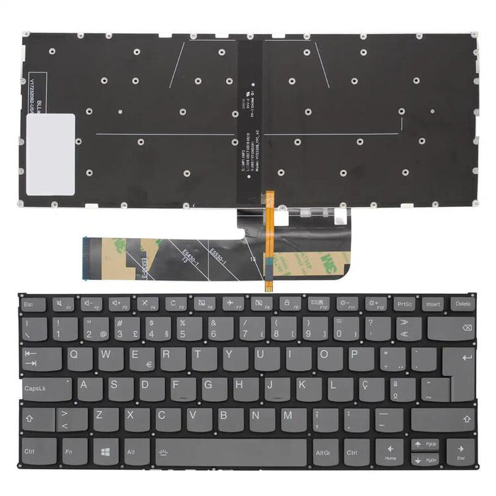 Teclado Para Portátil Lenovo Yoga 530 14ikb 530 14arr 730 13ikb 730 13iwl 730 15ikb 730 15iwl En Portugues