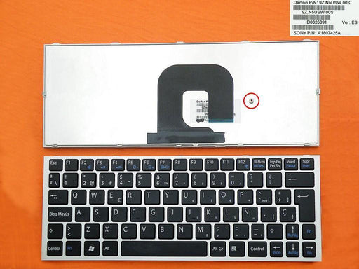 Teclado Para Portátil Sony Vaio Teclado Sony Vaio Pcg-31311U Vpc-Yb 9Z.N5Usw.00S Sc0Sw Ya