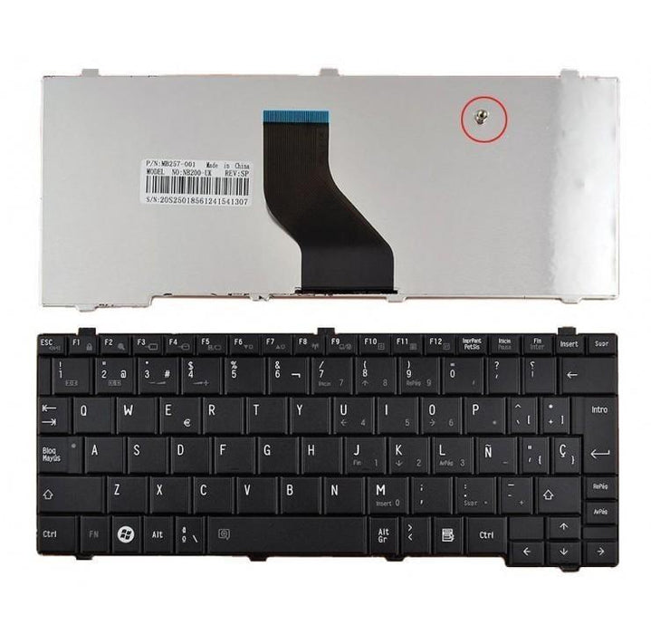 Teclado Para Portátil Toshiba Mini Nsk-Tk001 Pk130801A00 9Z.N3D82.001 Nk81Cp001