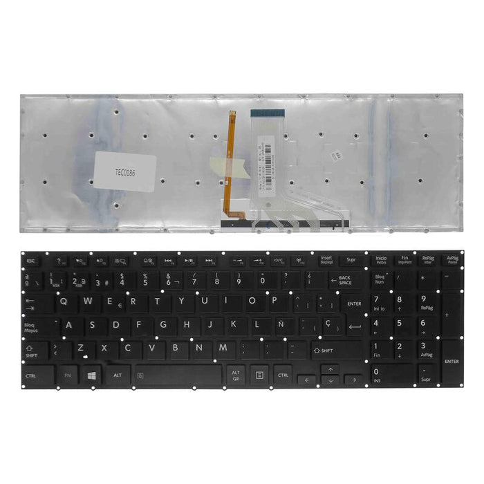 Teclado  Para Portatil Toshiba Satellite P55 B P55t A5116 P50 A  P50t P55  Español