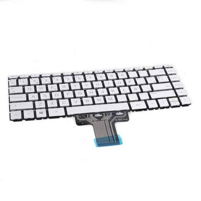 Teclado Plateado Para Portátil Hp Pavilion 14 Da 14 Df 14 Dh 14 Dk 14 Dr 14 Dq  L15600 001