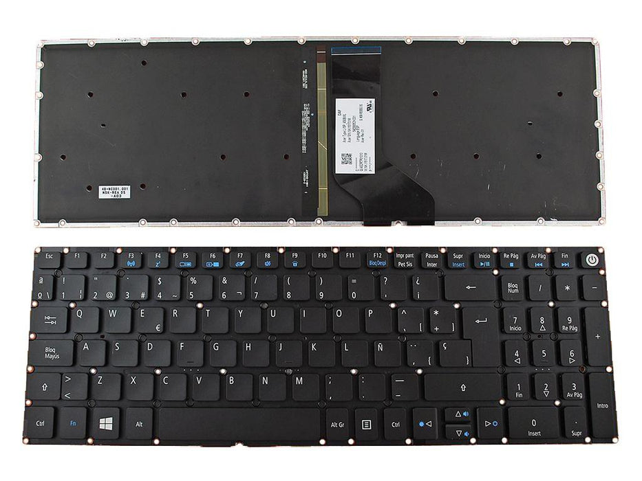Teclado Para Portátil Acer Aspire E5-722 E5-772 V3-574G E5-573T E5-573 E5-573G