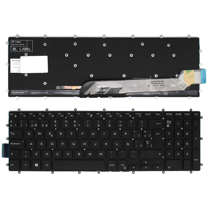 Teclado Retroiluminado Para Portátil Dell Latitude 15-7566 15-7567