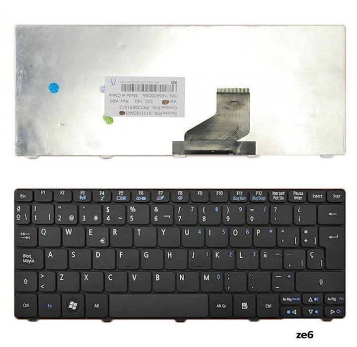 Teclado Para Portátil Emachines 350 Kb.I100A.137 V111102Ak5 Pk130E91A18