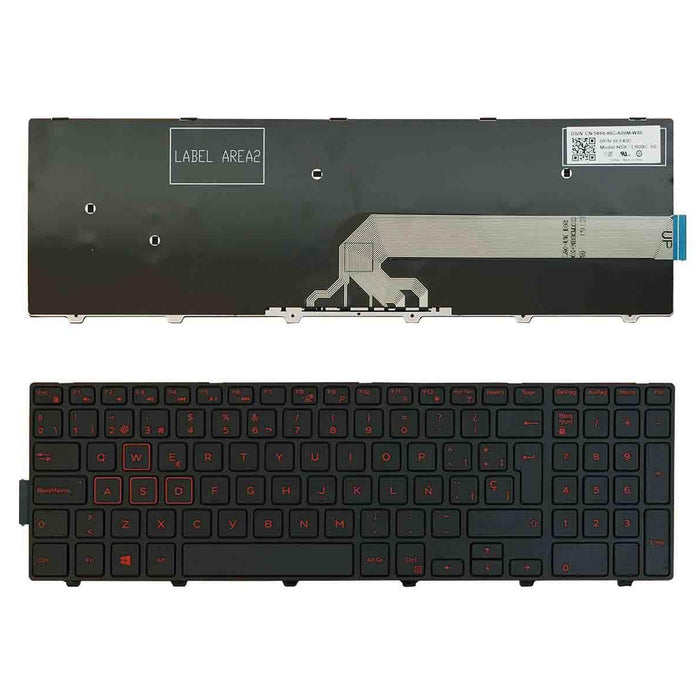 Teclado Para Portátil Dell Inspiron Gaming 15 7559 Negro