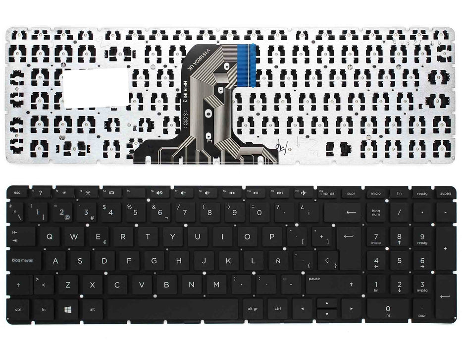Teclado Para Portátil Hp 15-Ay112Ns 15-Ay112Tu 15-Ay112Tx En Español Sin Marco