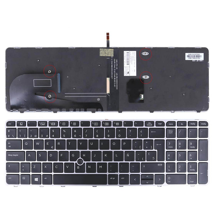 Teclado Para Portátil Hp Elitebook 755 G3 755 G4 850 G3 850 G4 Zbook 15U G3 15U G4