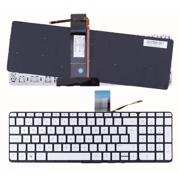 Teclado Para Portátil Hp Envy 15-Ep1015Ur L97425-071 Gris Plata