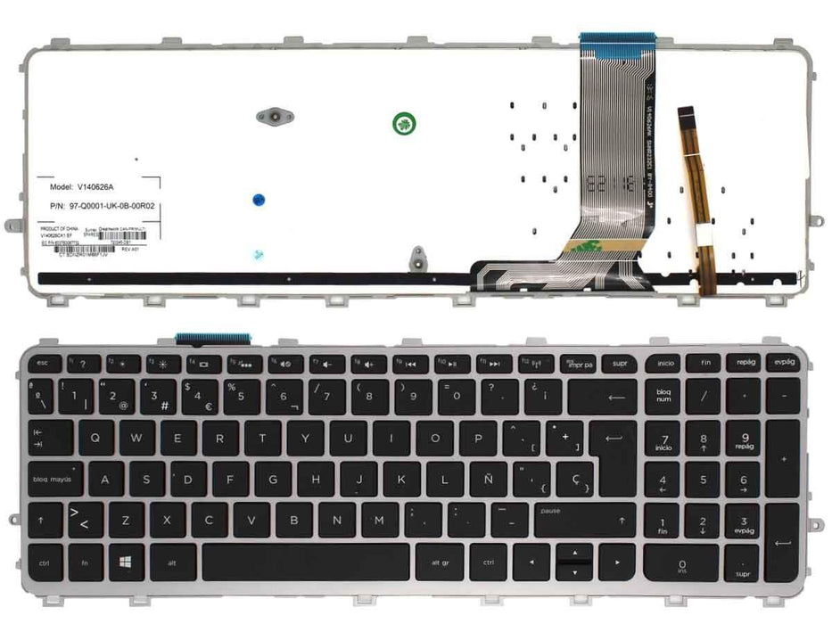 Teclado Para Portátil Hp Envy 15-J Series V140626A