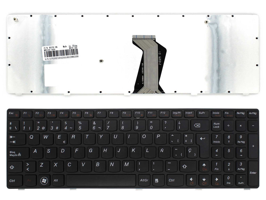 Teclado Para Portátil Lenovo B570 B570E B575 B575E B580 B590 V570 V575 T4Tq