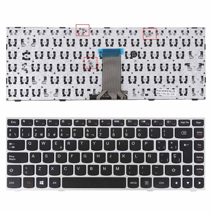 Teclado Para Portátil Lenovo G40-70 Ideapad Flex 14