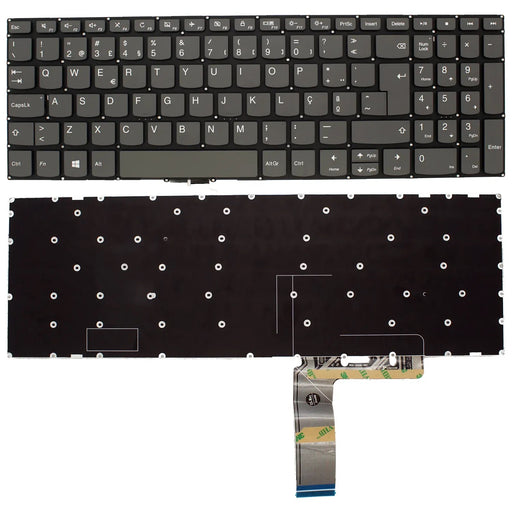 Teclado Para Portátil Lenovo Ideapad 320-15Abr Sin Botón Encendido Portugués
