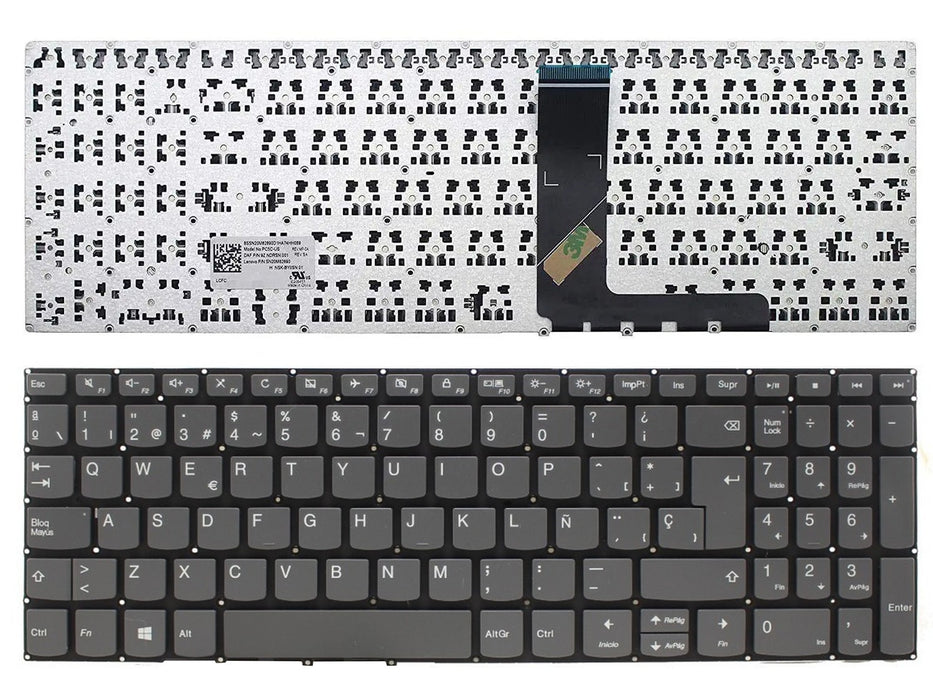 Teclado Para Portátil Lenovo Ideapad V330-15Isk V330-15Ikb S340-15Iil