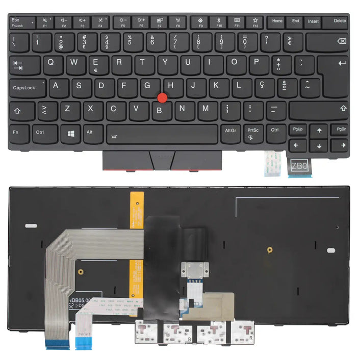 Teclado Para Portátil Lenovo Thinkpad T460 T470 T480 En Portugues