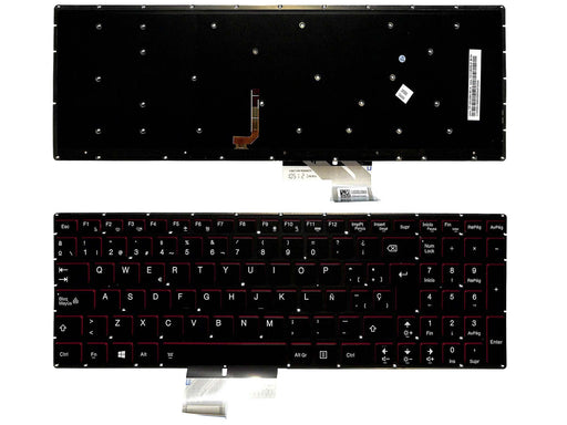 Teclado Para Portátil Lenovo Ideapad Y50-70 Y70-70 Retroiluminado