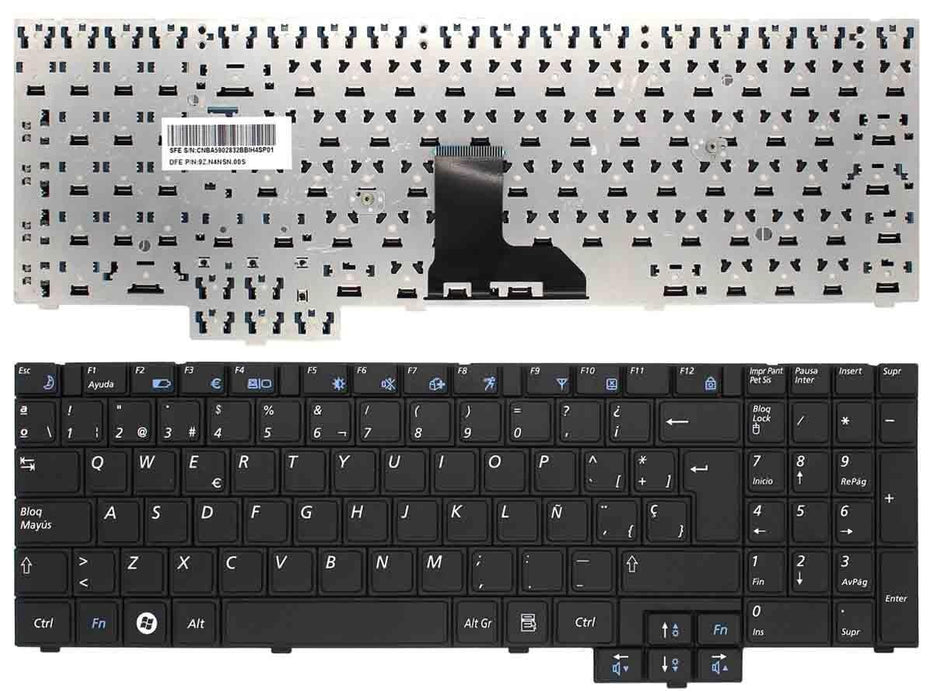 Teclado Para Portátil Samsung Np-R540-Js02Es Np-R540-Js03Es Np-R540-Js06Es