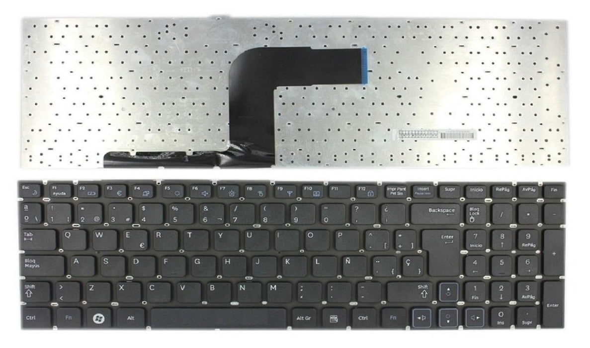 Teclado Para Portátil Samsung Np-Rc530-S03Pl Np-Rc530-S03Pt Np-Rc530-S03Ru Np-Rc530-S03Se