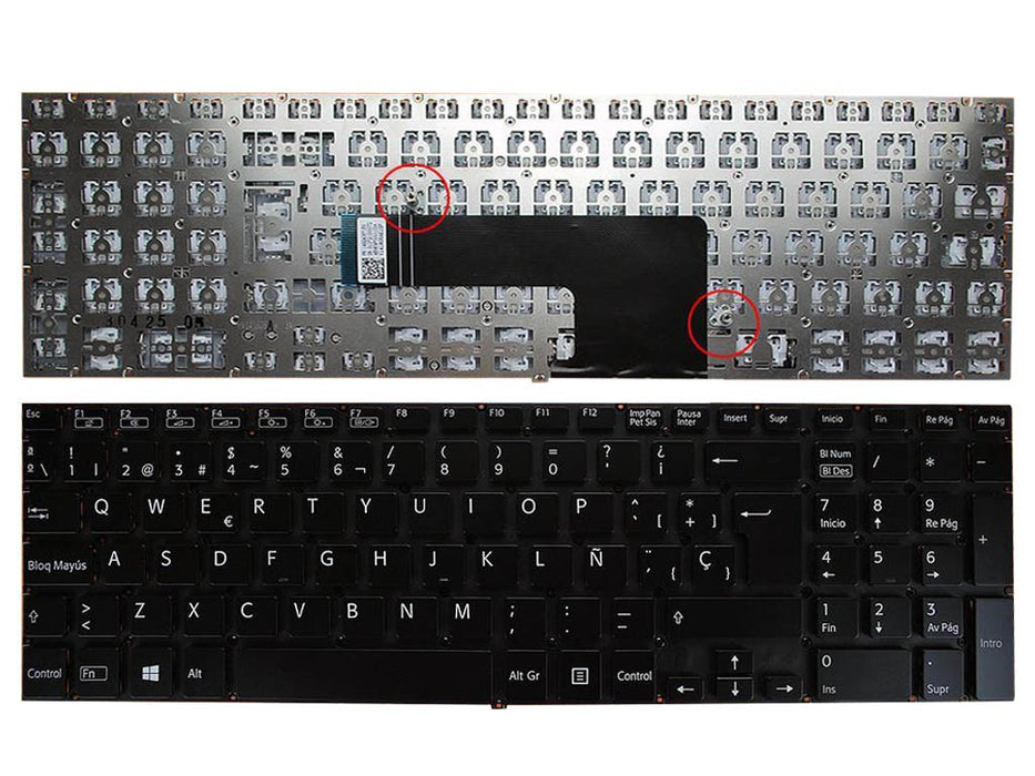 Teclado Para Portatil Sony Vaio Svf15 Svf153A1Ym Svf1521F6E